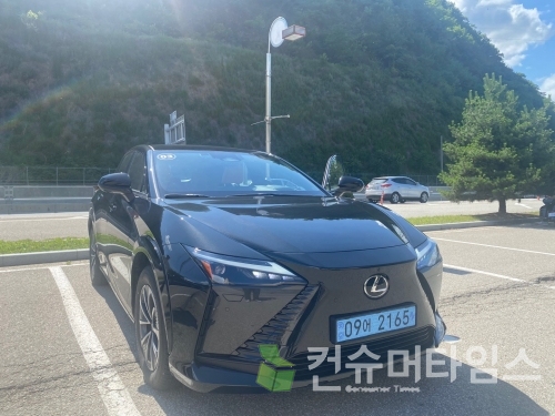 렉서스 RZ450e. [사진 = 이찬우 기자]