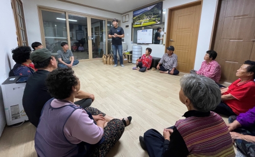 전남도 산사태 취약지역 대피/전남도 제공