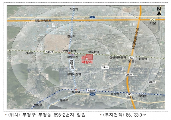 위치도(사진제공=인천시)