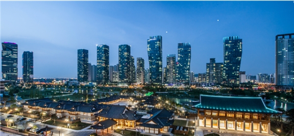 송도야경-경원재(사진제공=인천시)