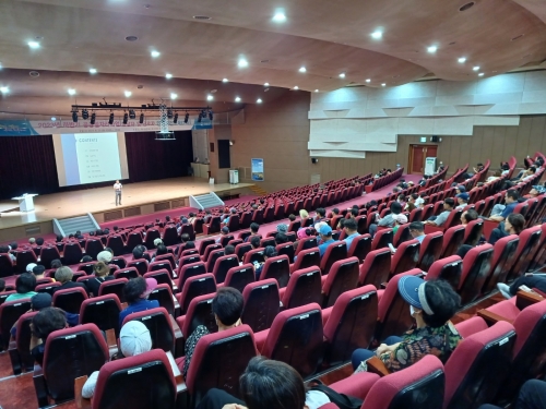 근로자 대상 안전.보건교육 진행 현장/화순군 제공