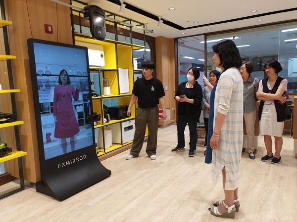 경복대학교 서비스경영과 실습센터 모습.
