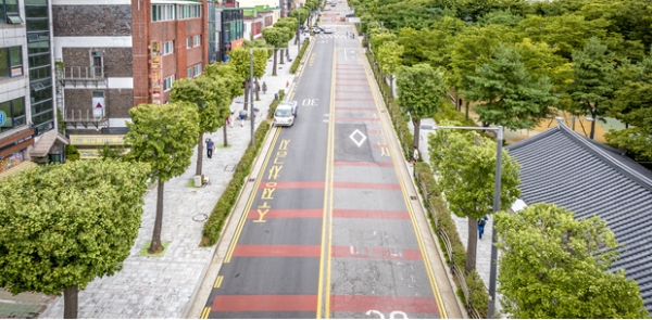 계양구 주부토로 은행나무 사각형(사진제공=인천시)