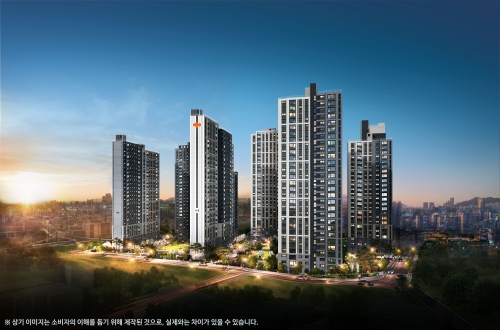 e편한세상 제물포역 파크메종 투시도