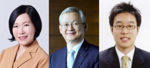 (왼쪽부터) 박정림 KB증권 대표이사 사장, 정영채 NH투자증권 대표이사 사장, 양홍석 대신증권 부회장.