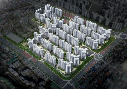 매교역 팰루시드 조감도