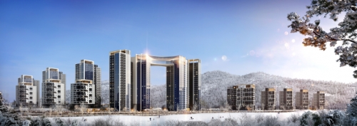 과천 주공 10단지 조감도
