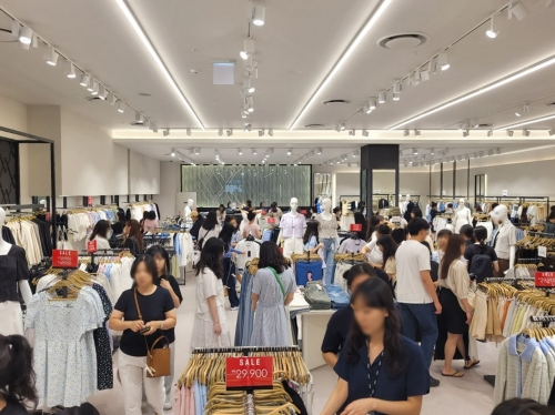 이랜드 SPA브랜드 미쏘 매장. 사진제공=이랜드