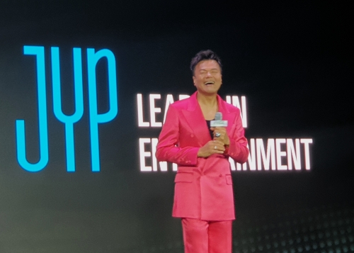 박진영 JYP엔터테인먼트 대표. [사진 = 안솔지 기자]