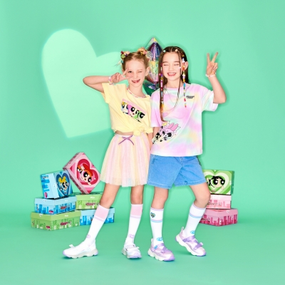 휠라키즈 파워퍼프걸 컬렉션. 사진=휠라키즈