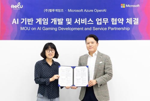크래프톤 렐루게임즈, 한국마이크로소프트와 AI 게임 개발 협력