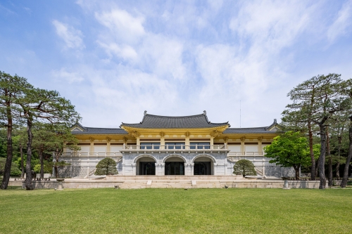 호암미술관 전경.
