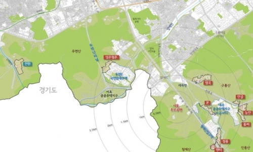 서초구 청룡마을 일대 위치도.[서울시]
