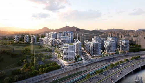 한남4구역 투시도.[서울시]
