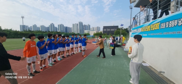 인천시교육청(교육감 도성훈)은 1인 1스포츠 활성화와 건강하고 행복한 학교문화 조성을 위해 15일 인천대학교 대운동장에서 2024학년도 인천광역시교육감배 초·중등 풋살대회를 개최했다.