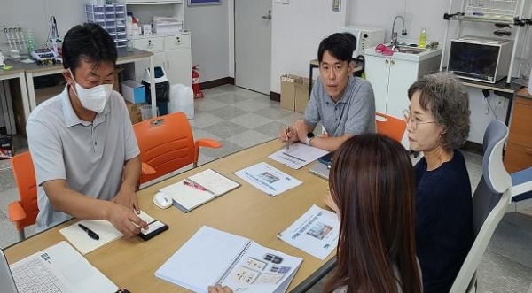 2023년 중소기업 IP바로지원 사업 컨설팅 모습.(사진제공=한국발명진흥회)