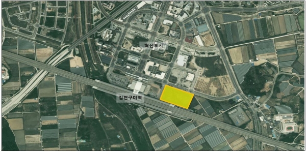 김천구미역 유휴부지 위치도(사진제공=국가철도공단)