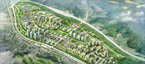 갈매지구 조감도.[LH]