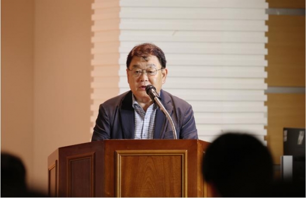 1일 박성효 소진공 이사장이 대전 공단본부에서 소상공인·자영업자 종합대책 관계기관 합동워크숍에 참석하여 인사말을 하고 있다.