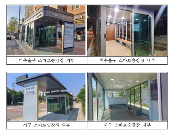 스마트 버스 승강장 모델(예시)-(사진제공=인천시)