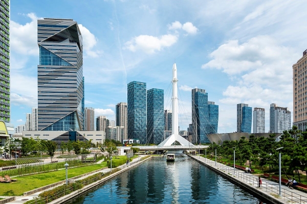 송도센트럴파크( 북측 수로)-(사진제공=인천경제청)