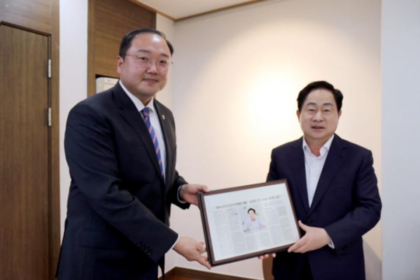 남양주시와 경복대학교 발전 논의 현장 모습.