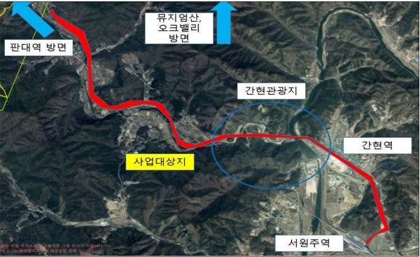 부지형상(사진제공=국가철도공단)