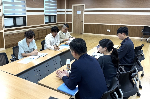 경기도교육청 성남교육지원청(분당) 방문 컨설팅 모습.