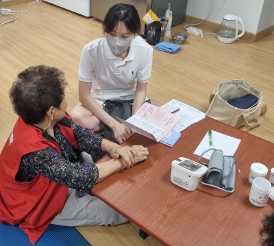 ▲ 취약계층 미리돌봄으로 안부확인을 실시하는 모습