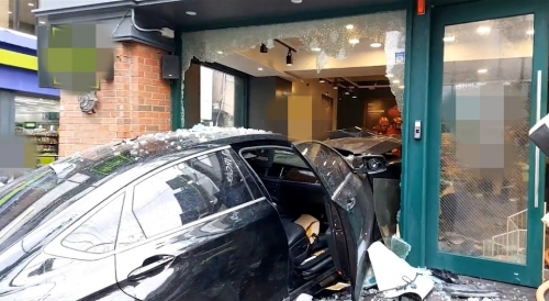 교통사고 현장[사진=강북소방서 제공]