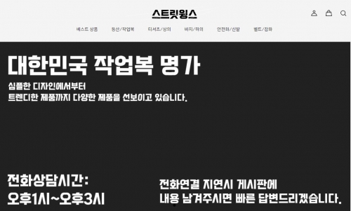 [사진 = 스트릿윙스 홈페이지 갈무리]