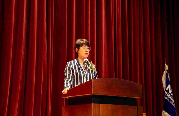 NIA 장경미 부원장 취임식 모습.