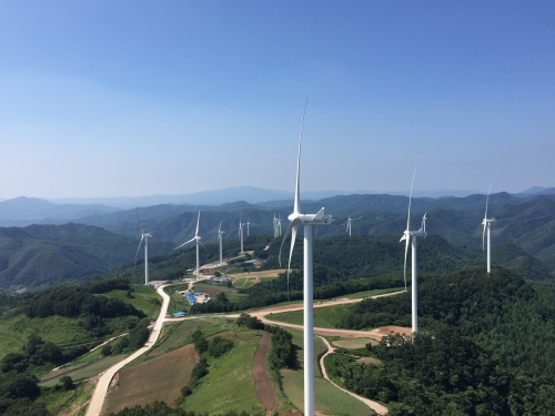 ▲ GS영양풍력발전단지 전경 [사진= GS그룹 제공]