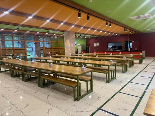 국립산림치유원 수련센터 식당 내부. (사진제공=한국산림복지진흥원)