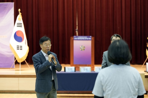 신상진 성남시장은 26일 성남종합운동장 다목적체육관에서 개최한 '민주평화통일자문회의 평화통일화합 한마당 축제'에 참석했다.