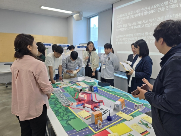 교육 시작 전으로 2024년 상반기 교육 모습.(사진제공=인천시)