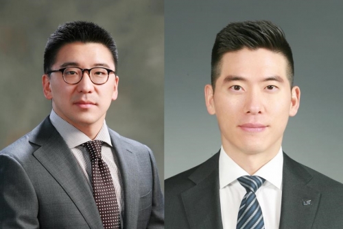 LS 오너가 3세인 구본혁 예스코홀딩스 대표이사 CEO 부회장(왼쪽)과 구동휘 LS MnM 대표이사 CEO 부사장.[사진=LS그룹]
