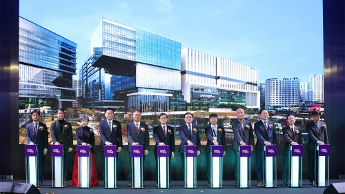 코엑스 마곡 개관식의 모습.[롯데건설]