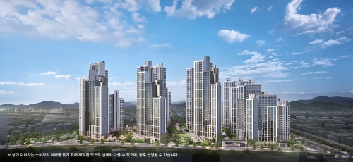 'e편한세상 명덕역 퍼스트마크' 조감도.[DL이앤씨]