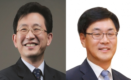 정경구(왼쪽) HDC현대산업개발 대표이사와 김회언 HDC 대표이사.[HDC]
