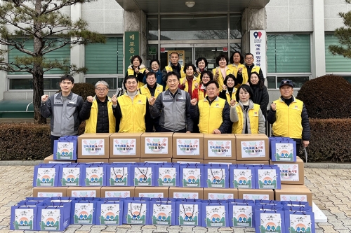 한일시멘트 '사랑의 자투리 통장' 성금 기부 전달식.[한일시멘트]