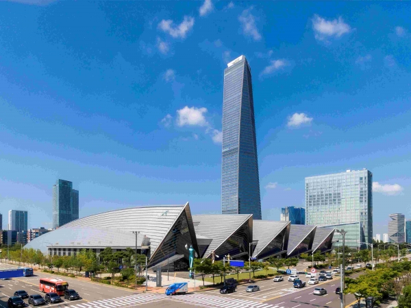 송도국제도시에 위치한 송도컨벤시아