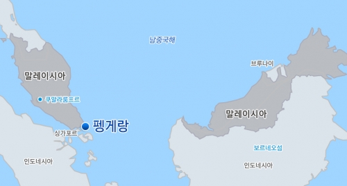 말련 바이오정유 플랜트 위치도.[삼성E&A]