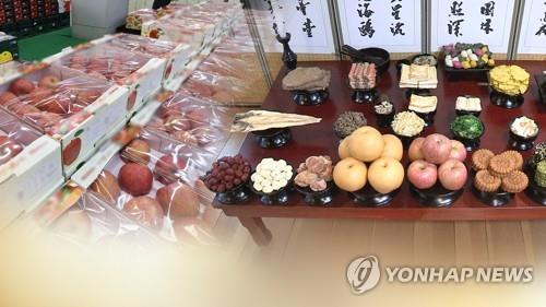 설 차례상 장보기 비용