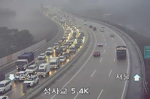 서울문산고속도로 정체