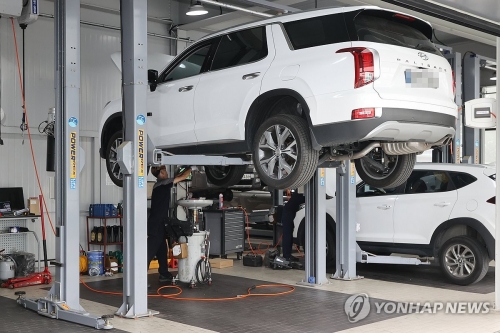 자동차 정비업체 모습. 기사 내용과 관련이 없음.[사진=연합뉴스]