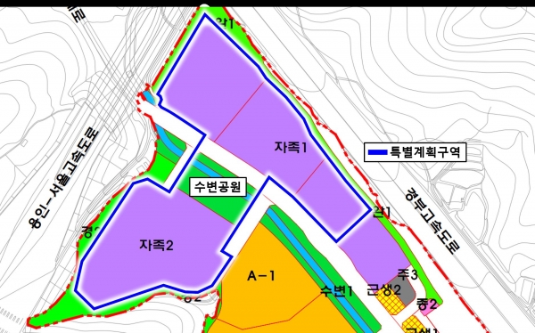 토지이용계획도 특별계획구역(사진제공=경기주택도시공사(GH))