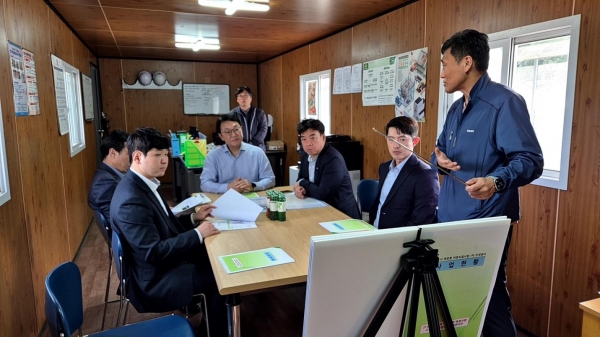 서귀포시 하효항 어촌뉴딜사업 현장점검(2024.10.30.)-(사진제공=한국어촌어항공단)