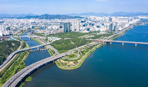 ▲ 서울숲 및 삼표레미콘 부지 전경 [사진= 성동구 제공]
