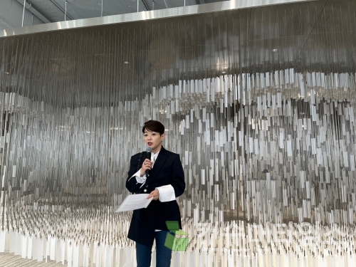 '바이레도 페이지 블랑쉬 서울' 팝업 전시회.[사진=김유영 기자]